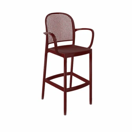 Barhocker Panama Braun mit Armlehne Barhocker Panama Braun mit Armlehne