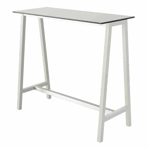 Stehtisch Step Frame Weiß (4 Größen) – Bild 1