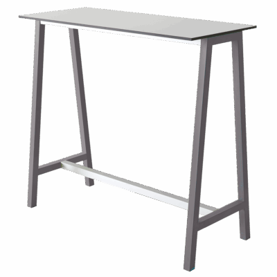 Stehtisch Step Frame Perlgrau