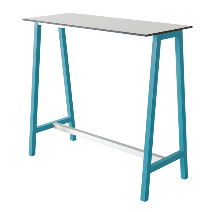 Stehtisch Step Frame Azurblau