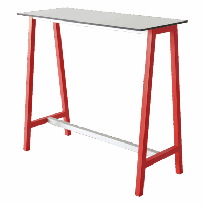 Stehtisch Step Frame Rot