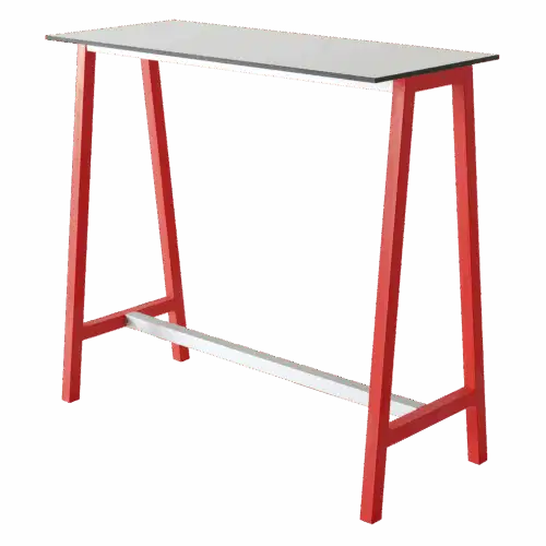 Stehtisch Step Frame Rot