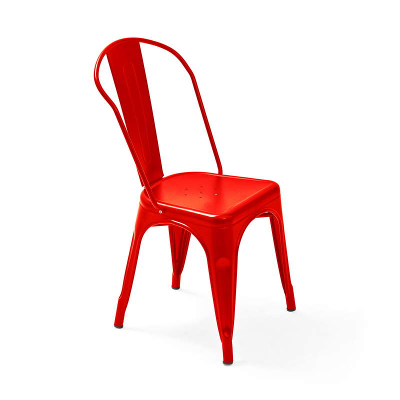 Industrial Cafe - Rot Stuhl Industrial Rot – Bild 1