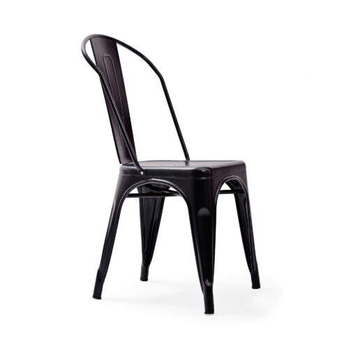 Industrial Cafe - Schwarz 2 Stuhl Industrial Schwarz – Bild 2