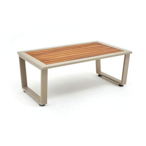 Gartenmöbel Set Assento Aluminium 3+1+1 mit Tisch Sand – Bild 4