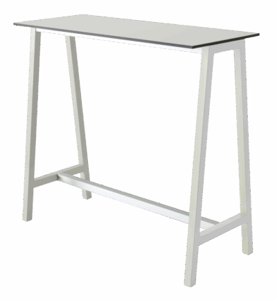 Stehtisch Step Frame Weiß
