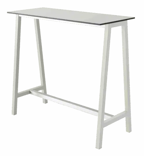 Stehtisch Step Frame Weiß