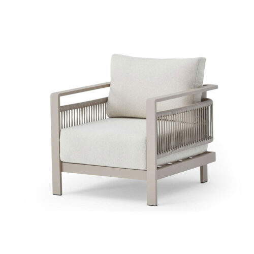 Gartenmöbel Set Venedik Aluminium 3+1+1 mit Tisch – Bild 3