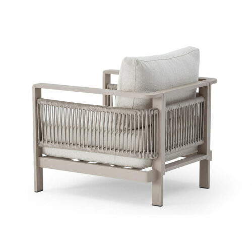 Gartenmöbel Set Venedik Aluminium 3+1+1 mit Tisch – Bild 4