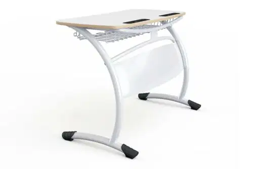 Schultisch Starline | Doppelplatz-MFC-Metallplatte