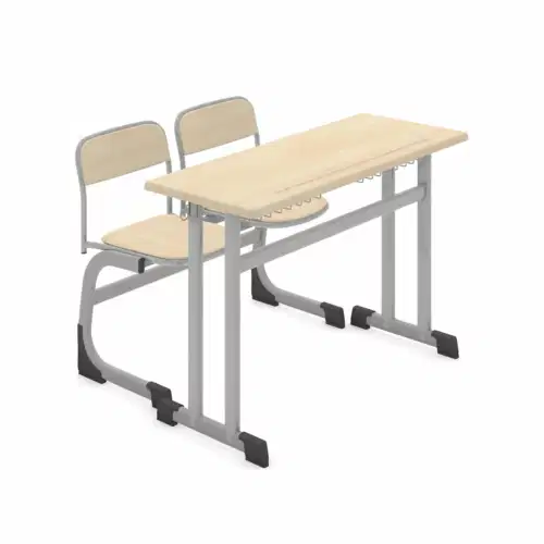 Schulbank Set Frezya | Doppelplatz-Werzalit – Bild 1