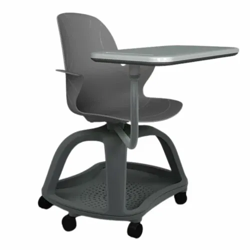 Schulstuhl Linx X-Fuß – Schreibtablett Stone Schulstuhl Linx | X-Fuß - Schreibtablett - Stone