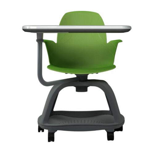 Schulstuhl Linx | X-Fuß - Schreibtablett - Avocado – Bild 5