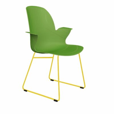 Schulstuhl Linx | Metallfuß – Avocado/June