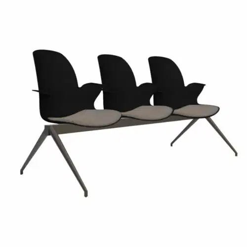 Wartezimmer Stuhl Linx Gepolstert | 3-Sitzer Cosmos
