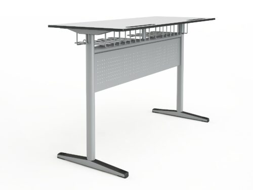 Schultisch Mars | Doppelplatz-HPL - Metallplatte – Bild 1