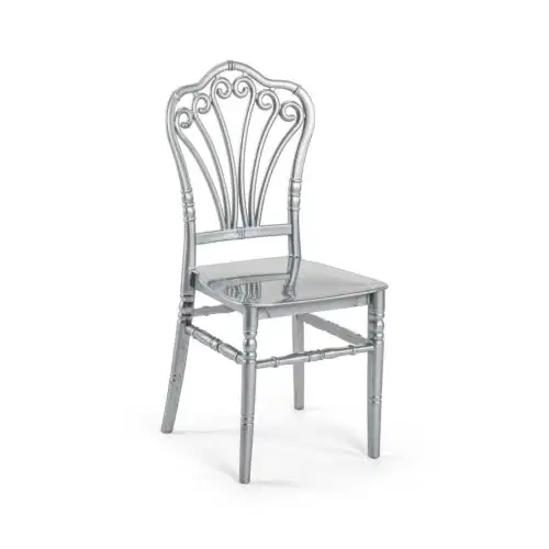 Hochzeitsstuhl Flora –Silber – Bild 1