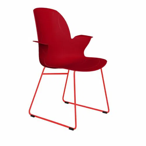 lava - lava Schulstuhl Linx | Metallfuß – Lava/Lava – Bild 1