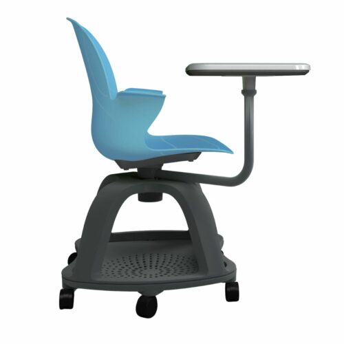 Schulstuhl Linx | X-Fuß - Schreibtablett - Navy – Bild 3