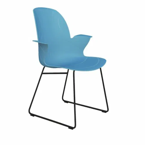 navy - cosmo Schulstuhl Linx | Metallfuß – Navy/Cosmos – Bild 1