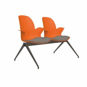 Wartezimmer Stuhl Linx Gepolstert | 2-Sitzer Spice