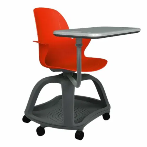 Schulstuhl Linx | X-Fuß - Schreibtablett - Spice Schulstuhl Linx | X-Fuß - Schreibtablett - Spice