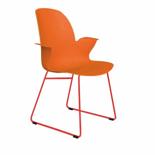 Schulstuhl Linx | Metallfuß – Spice/Lava Schulstuhl Linx | Metallfuß – Spice/Lava