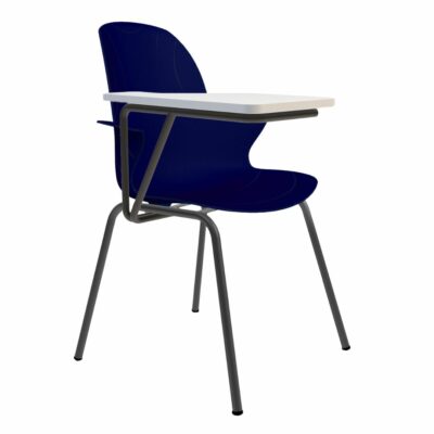Schulstuhl Linx | Metall 4-Fuß – Schreibtablett – Starlight