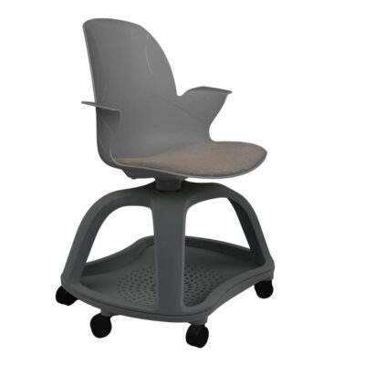 Schulstuhl Linx Gepolstert | X-Fuß - Stone