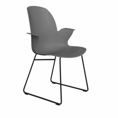 Schulstuhl Linx | Metallfuß – Stone/Cosmos