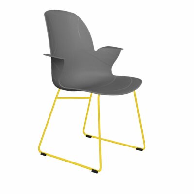Schulstuhl Linx | Metallfuß – Stone/June