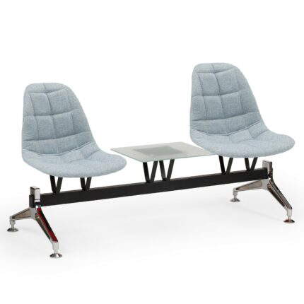 Wartezimmer Stuhl Eos-X2 Pad Hellblau