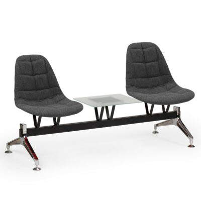 Wartezimmer Stuhl Eos-X2 Pad Anthrazit
