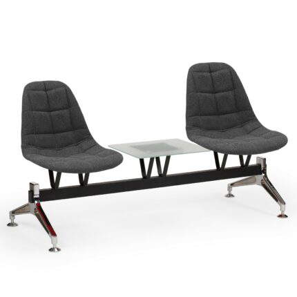 Wartezimmer Stuhl Eos-X2 Pad Anthrazit