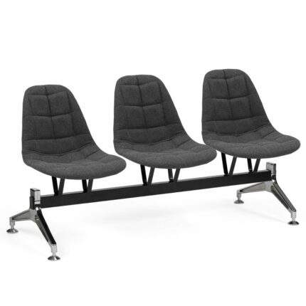 Wartezimmer Stuhl Eos-X3 Pad Anthrazit