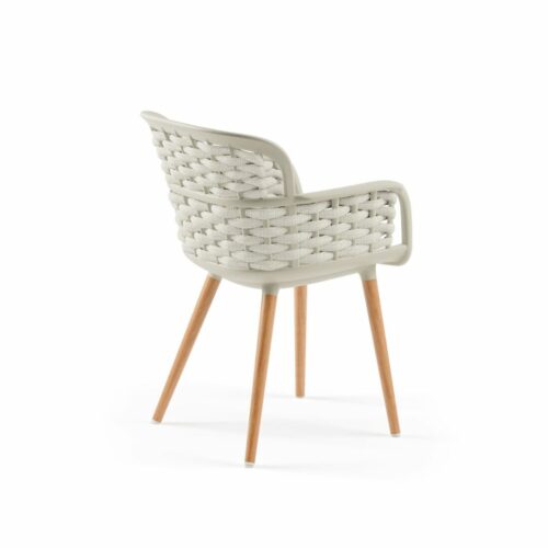 Stuhl Eva-N Geflecht Beige & Beige