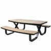 Buddy – Picknick-Tisch Polywood Schwarz