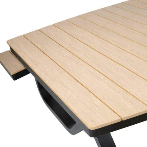 Buddy – Picknick-Tisch Polywood Schwarz – Bild 2