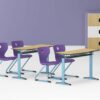 Schultisch Alfa | Doppelplatz – Bild 2