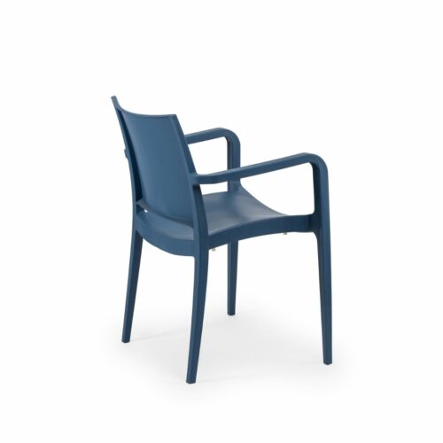 Stuhl Specto-XL Kobaltblau mit Armlehne – Bild 2