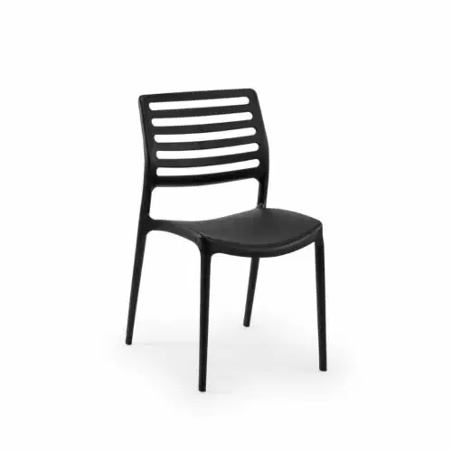 Stuhl Louise Schwarz – Bild 1