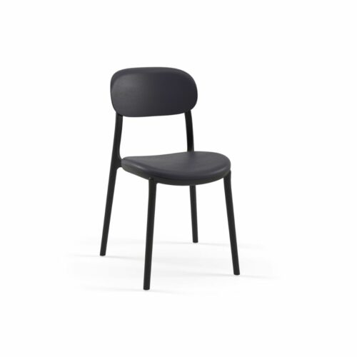 Stuhl Ali Schwarz / Anthrazit – Bild 1