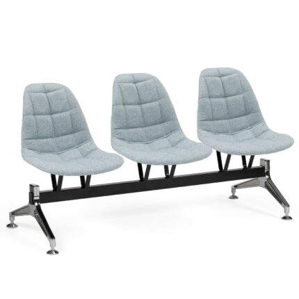 Wartezimmer Stuhl Eos-X3 Pad Hellblau