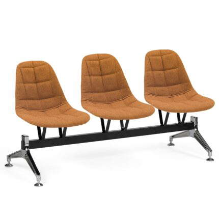 Wartezimmer Stuhl Eos-X3 Pad Orange