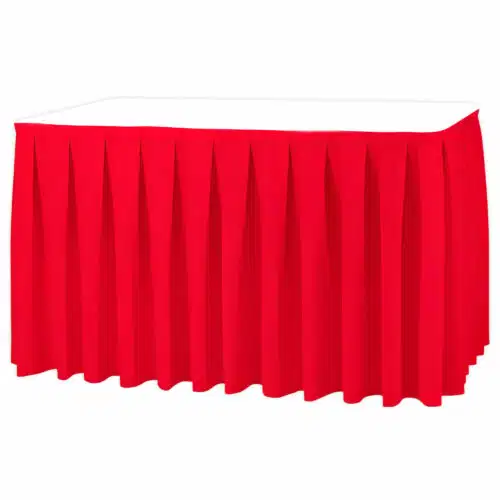 Skirting Excellent Kellerfalte Rot B1