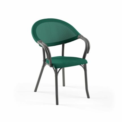 Sessel Flash-N | Anthrazit Gestell Dunkelgrün 3187