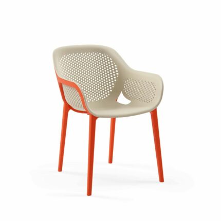 Sessel Atra Orange/Beige