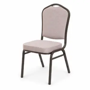 Bankettstuhl Alicante Modern SM400 mit gepolsterter Sitz- und Rückenfläche und stabilem Metallgestell