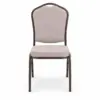 Bankettstuhl Alicante Modern SM400 in Vorderansicht mit gepolsterter Sitzfläche und Rückenlehne