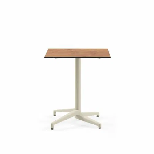 Quadratischer Tisch MOON-C / Beige Fuß / HPL/CPL Novecento | Fix Quadratischer Tisch MOON-C / Beige Fuß / HPL/CPL Novecento | Fix